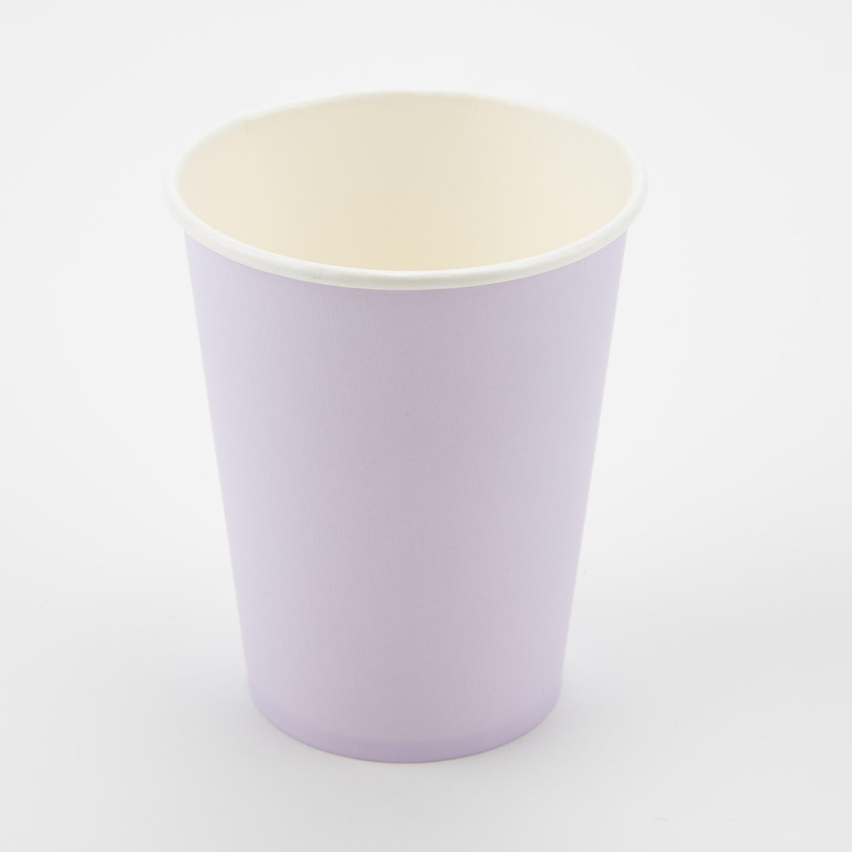 Lavender - 9oz Paper Cups x 8 Plastic Free