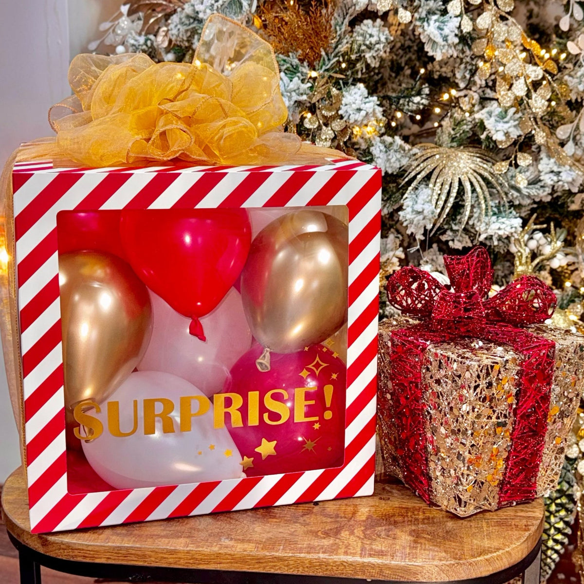 Surprise Gift Christmas Day Balloon Reveal Box