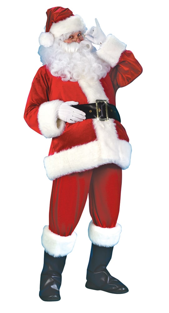 Deluxe Velour Santa Suit XL
