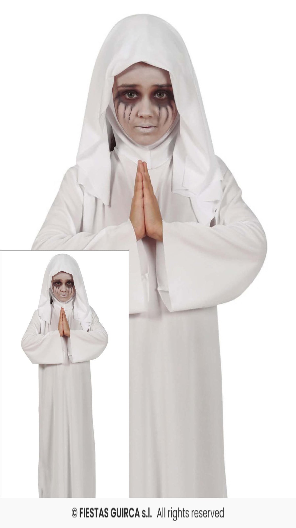 Girls White Satanic Nun