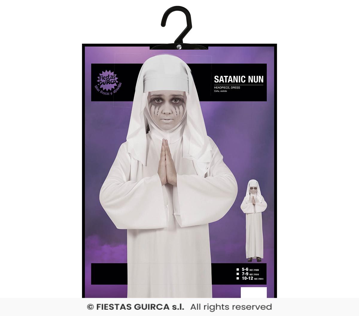 Girls White Satanic Nun