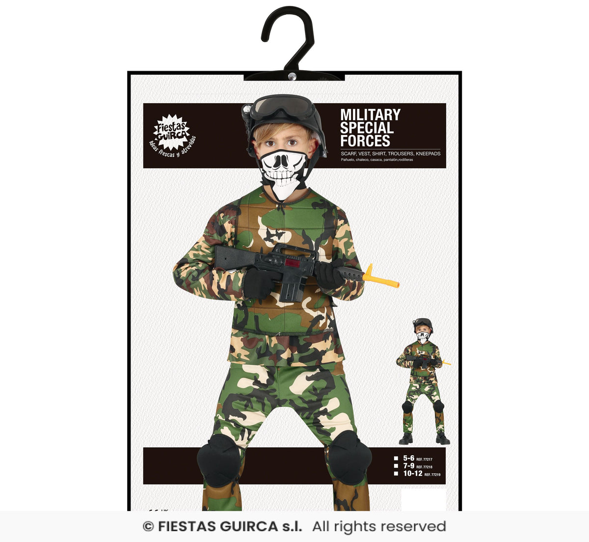 Children's Army Military Special Forces Costume