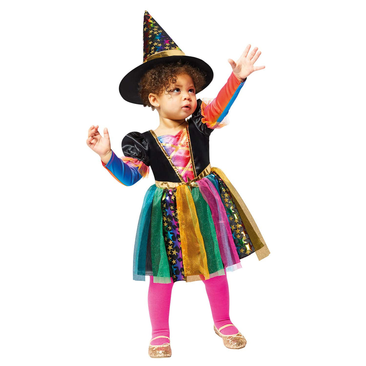 Toddler Rainbow Witch Costume