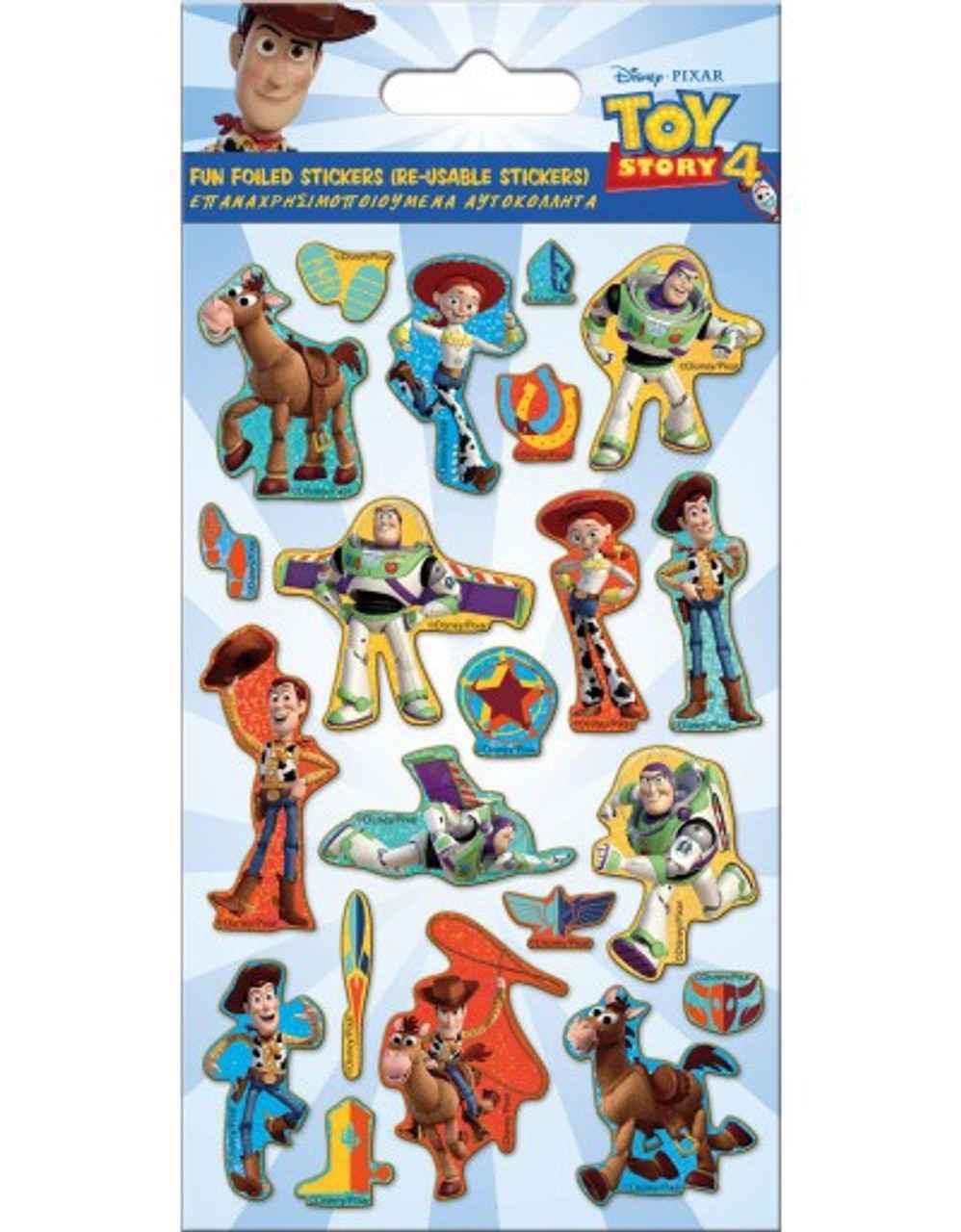 Toy Story 4 - Fun Foil Stickers