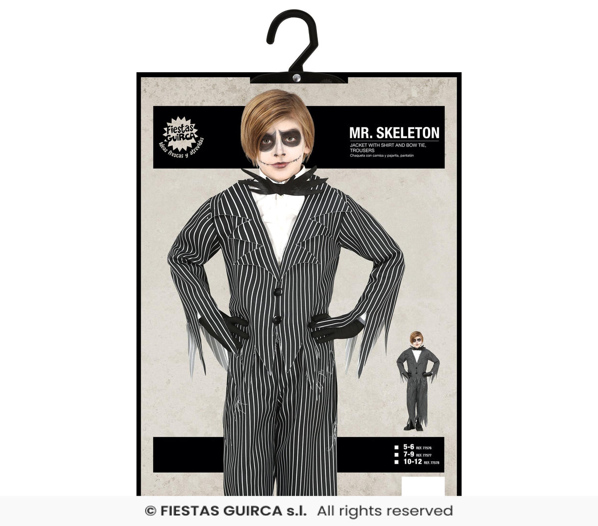 Mr. Skeleton Children's Costume