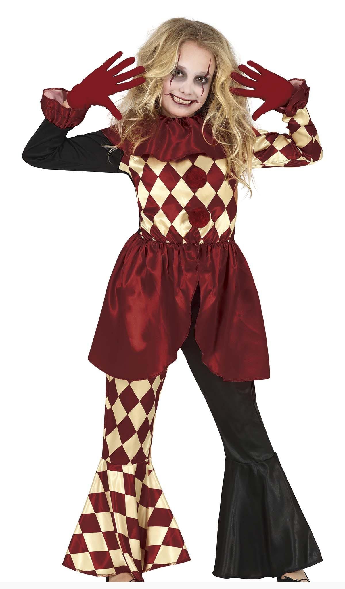 Girl's Horror Clown Costume