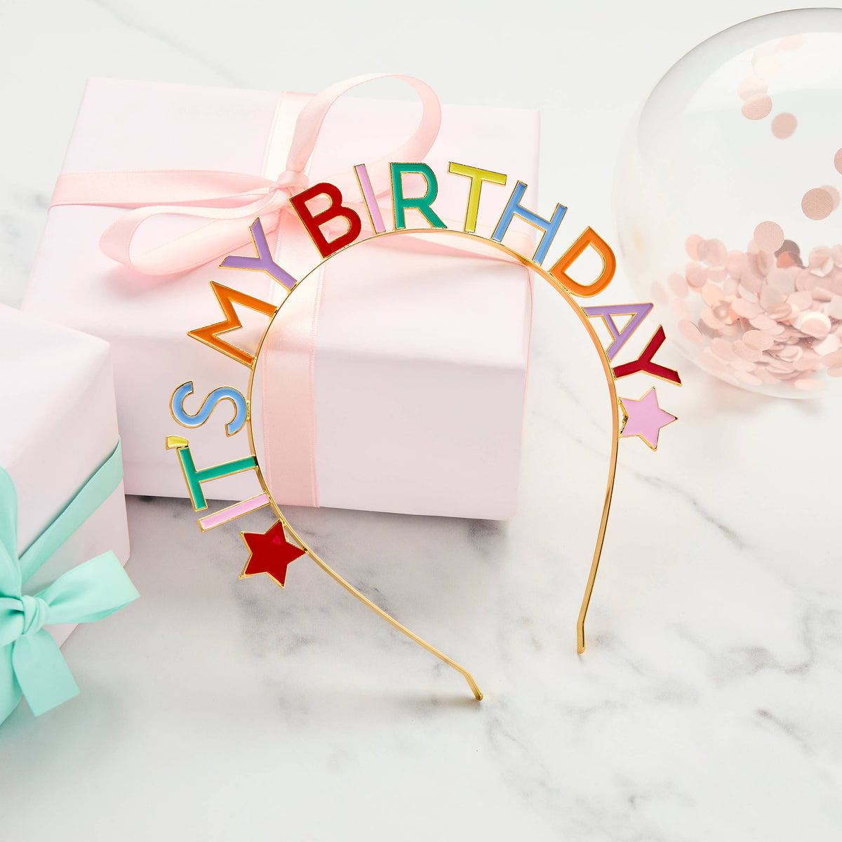 Bright Banquet 'It's My Birthday' Metal Headband