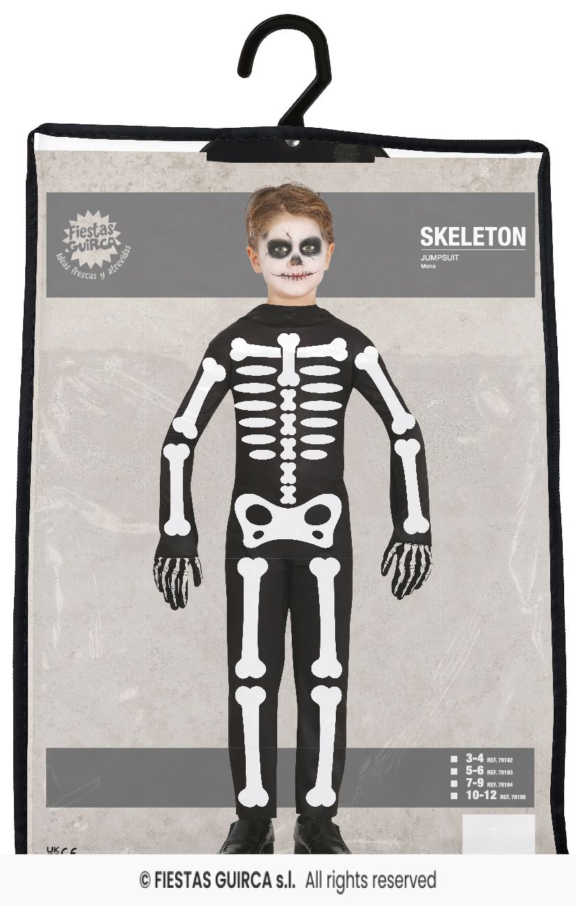 Children's Skeleton Costume