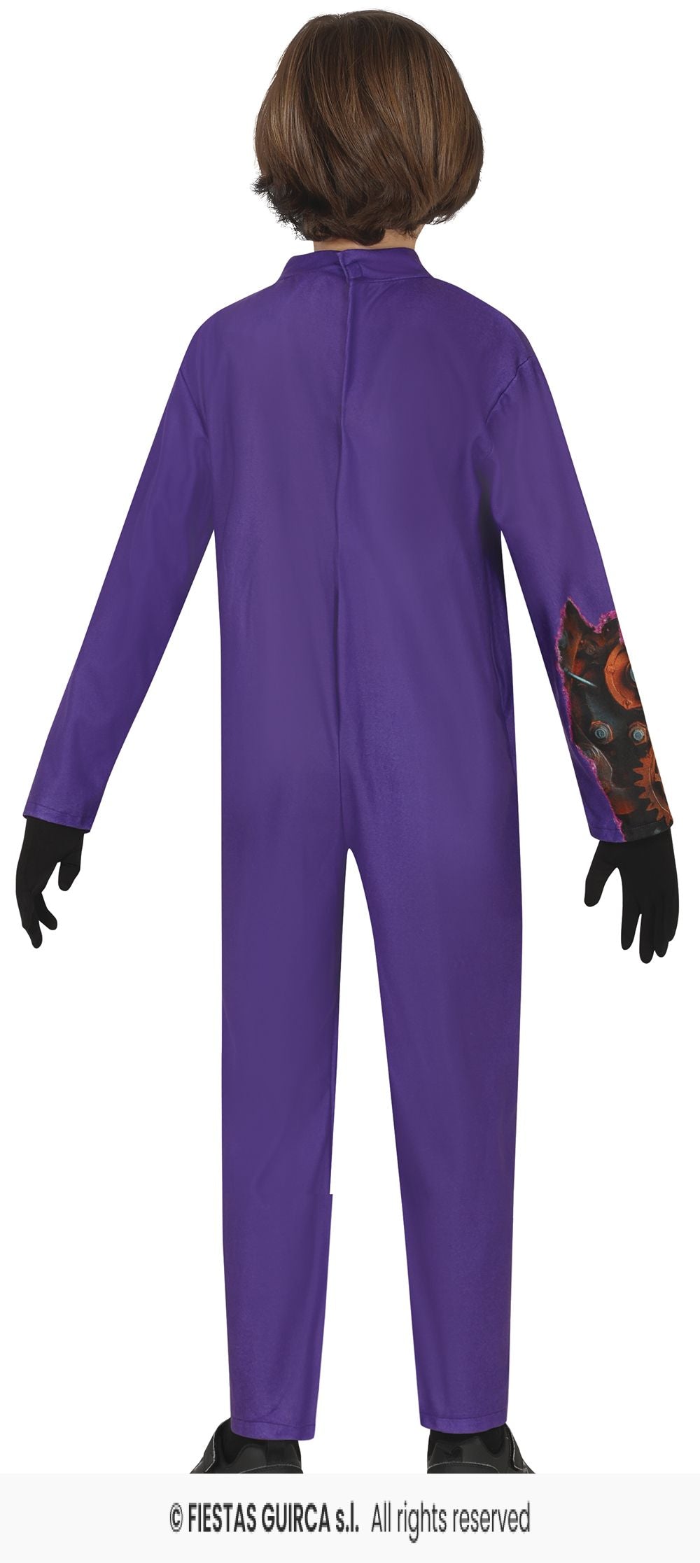 Creepy Robot Purple Rabbit Costume