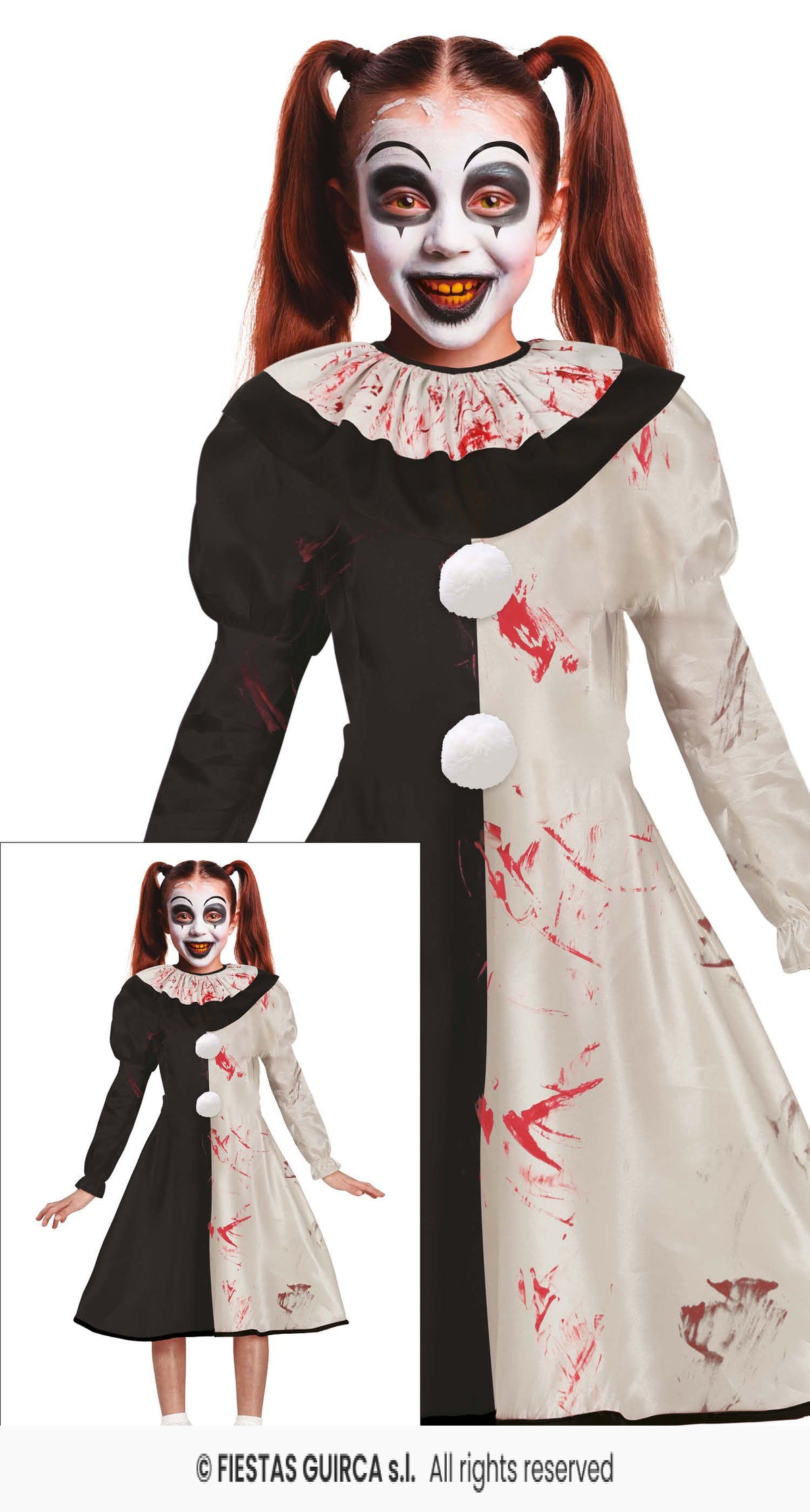 Terrorific Clown Girl Costume