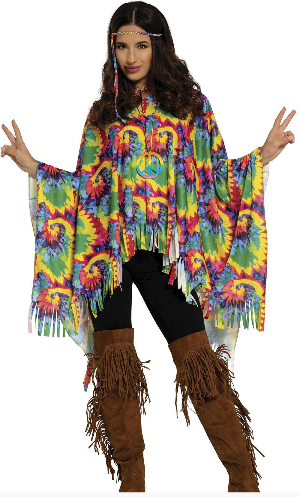 Colourful Hippie Poncho