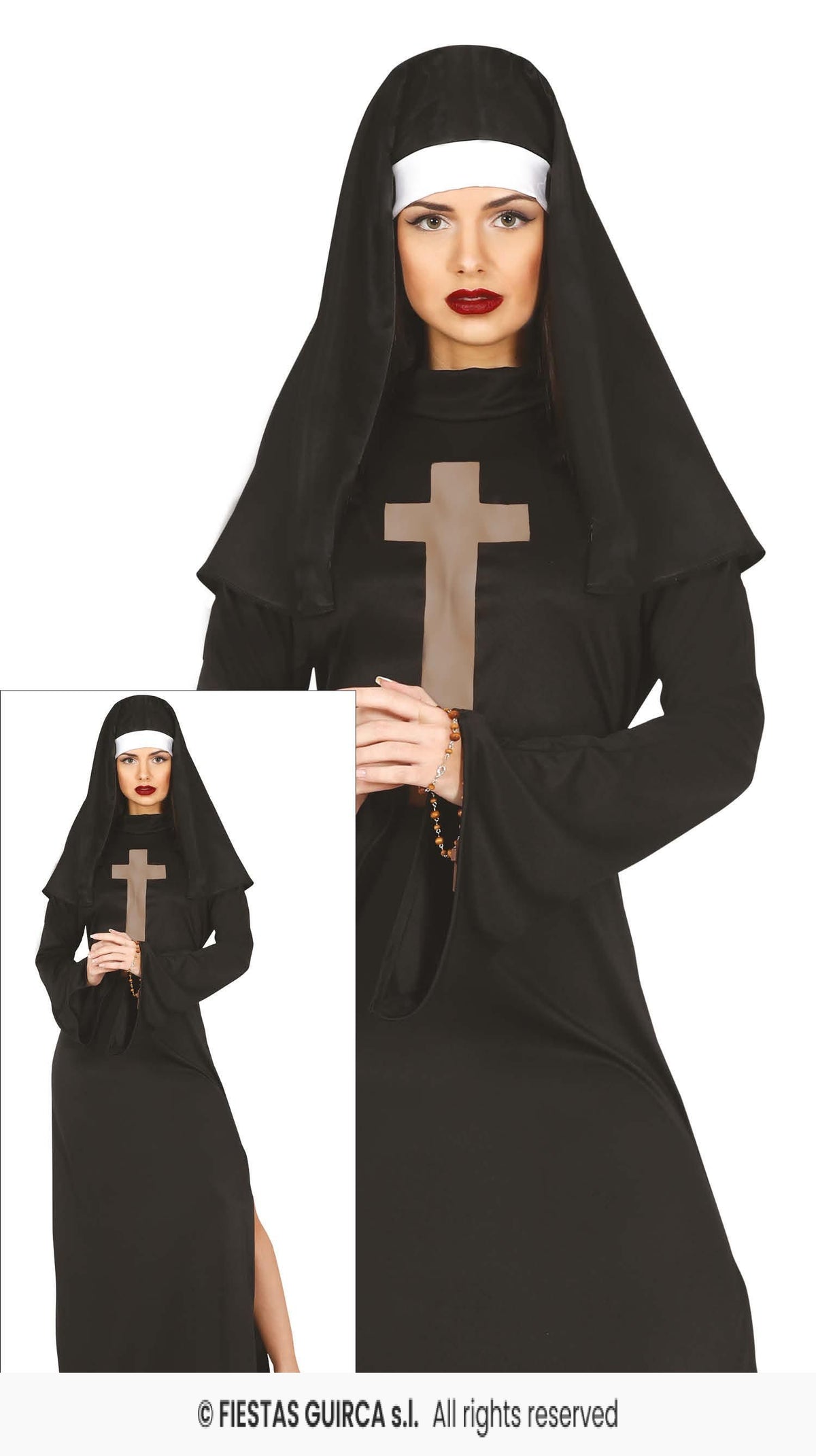 Ladies Bad Nun Costume