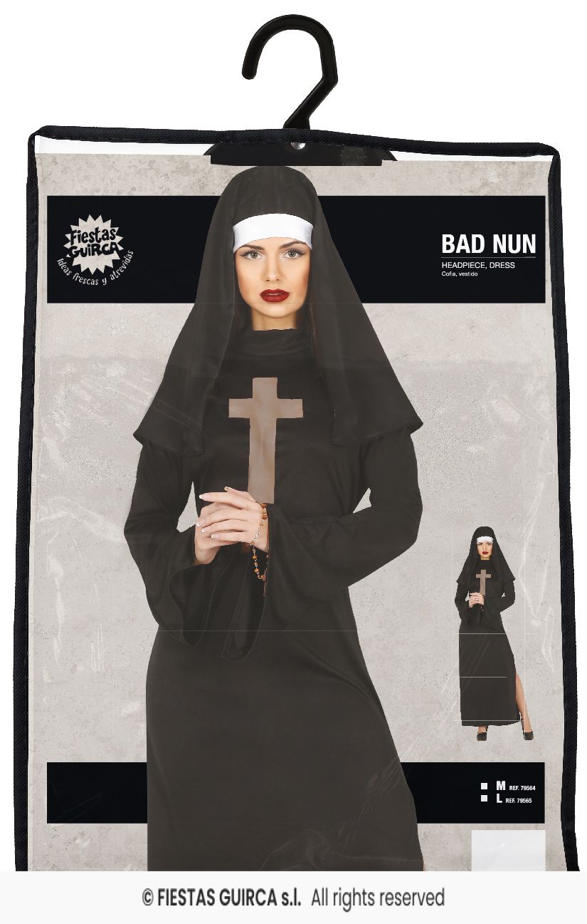 Ladies Bad Nun Costume