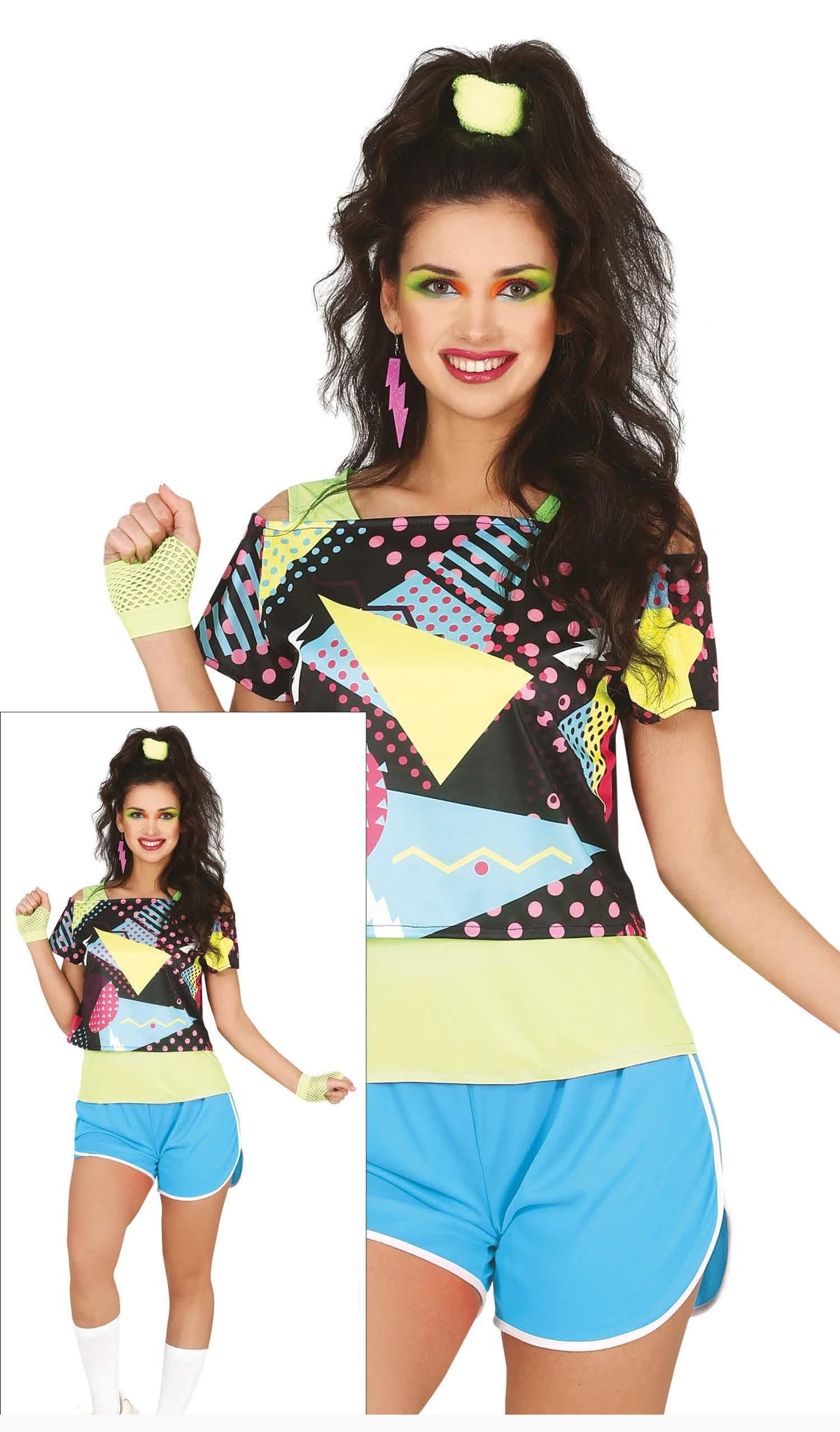 Ladies 80's Gymnast Costume