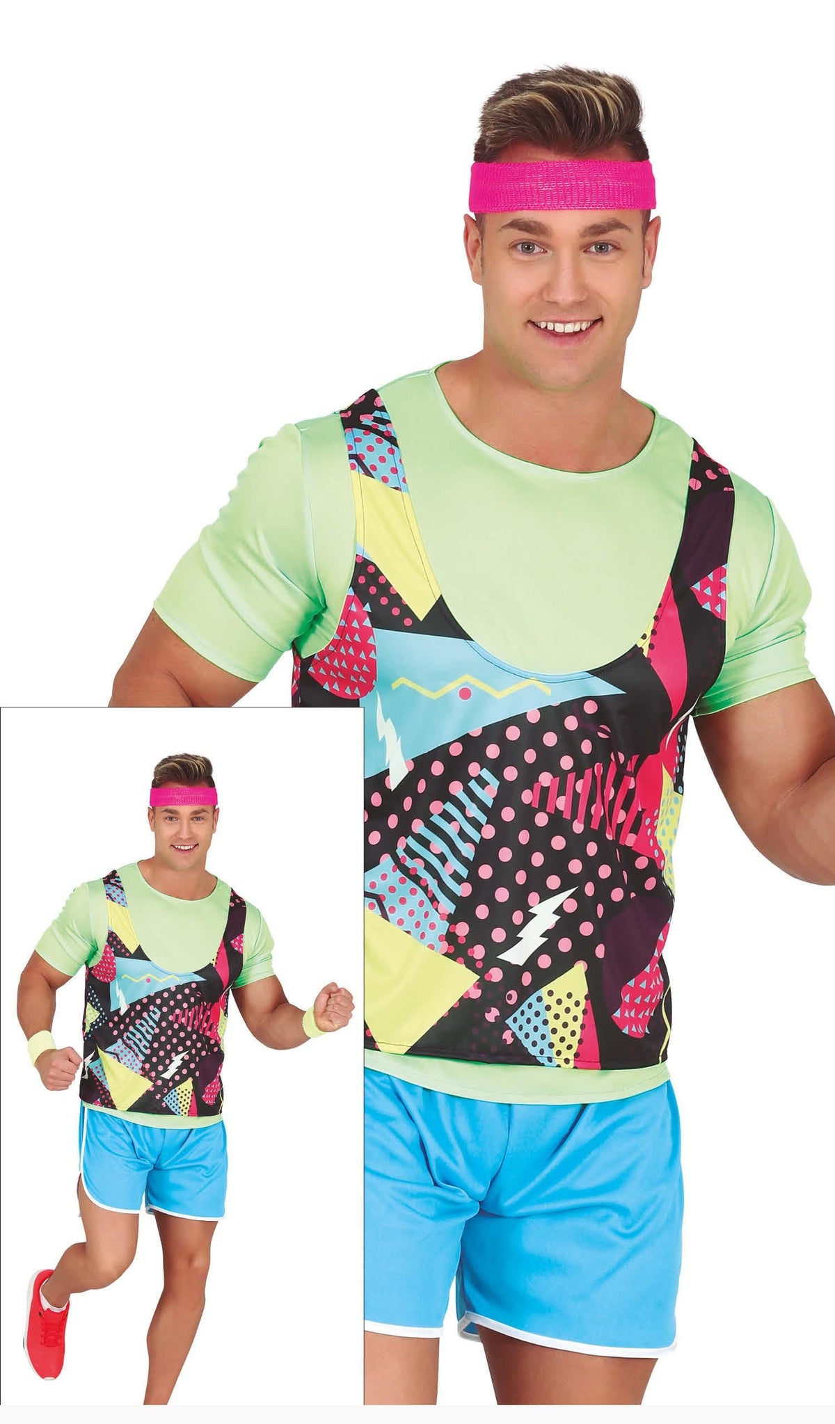 Men's 80's Gymnast Costume