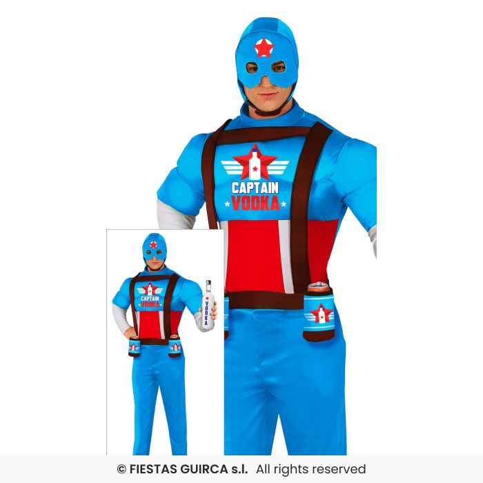Captain Vodka Adults Funny Costume