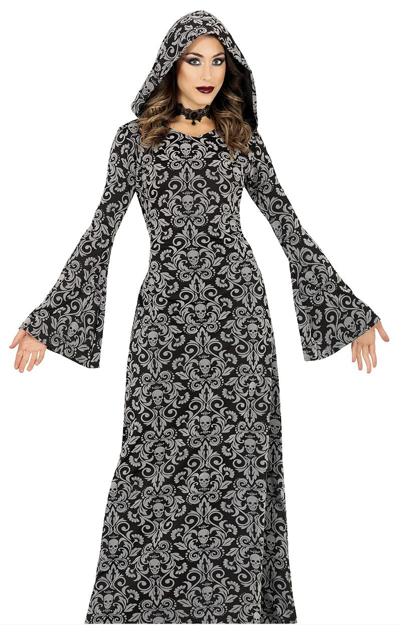 Black Hooded Witch Dress