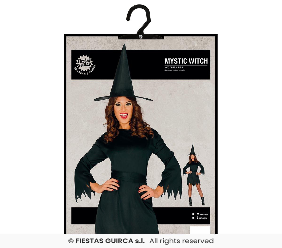 Adults Black Mystical Witch Dress