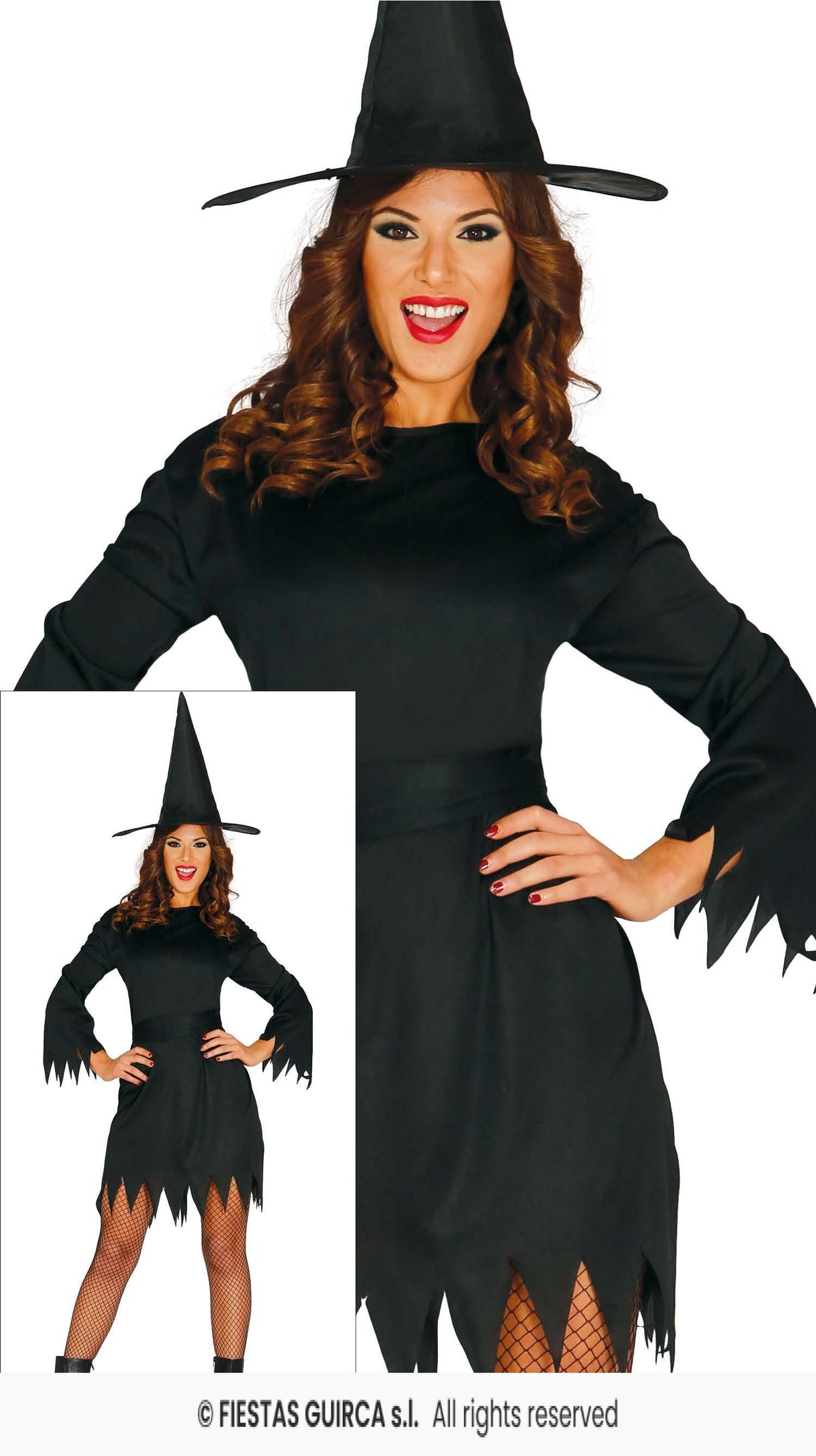 Adults Black Mystical Witch Dress