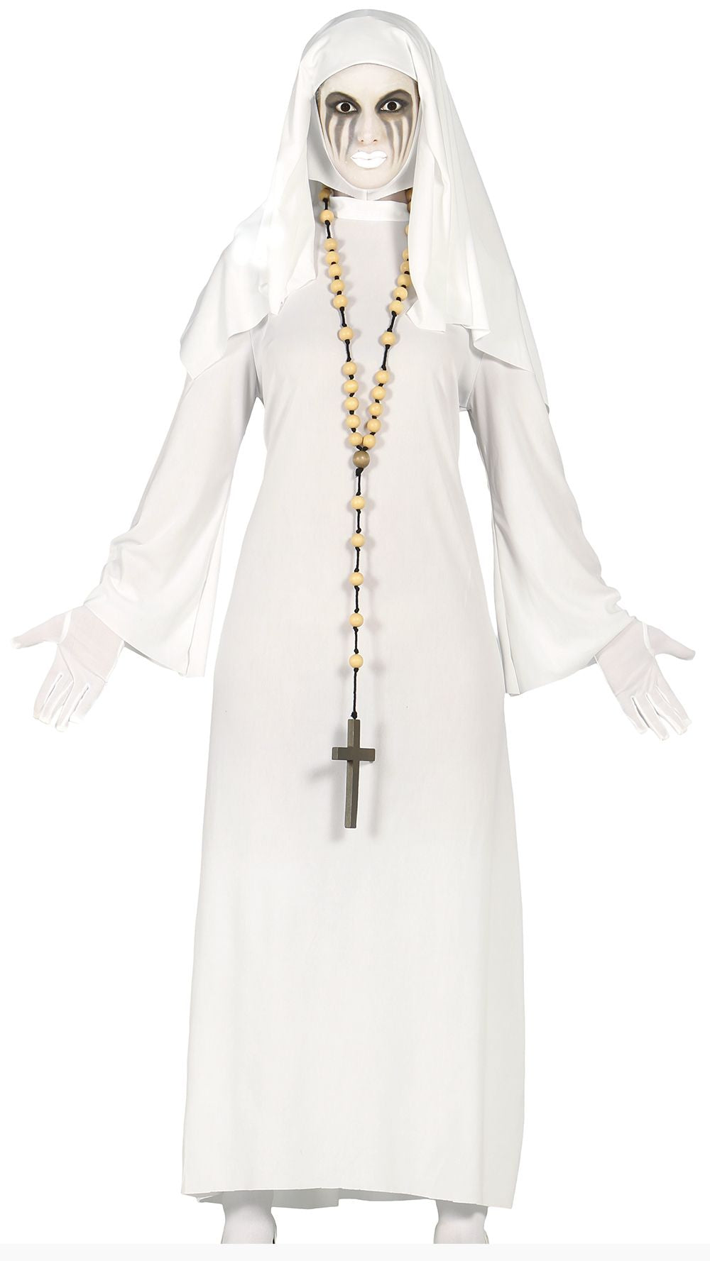 Adult Ghost Nun White Dress & Headdress