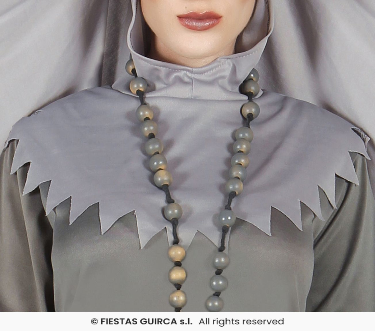 Adult Diabolic Nuns Grey Dress & Headdress