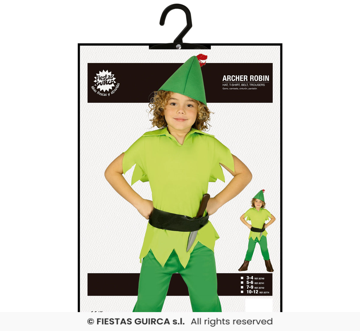 Children's Green Archer Robin Costume