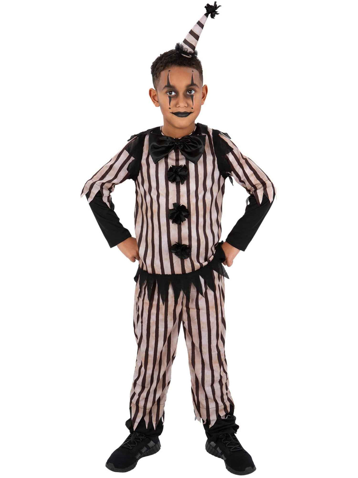 Dark Vintage Clown Costume, Boys