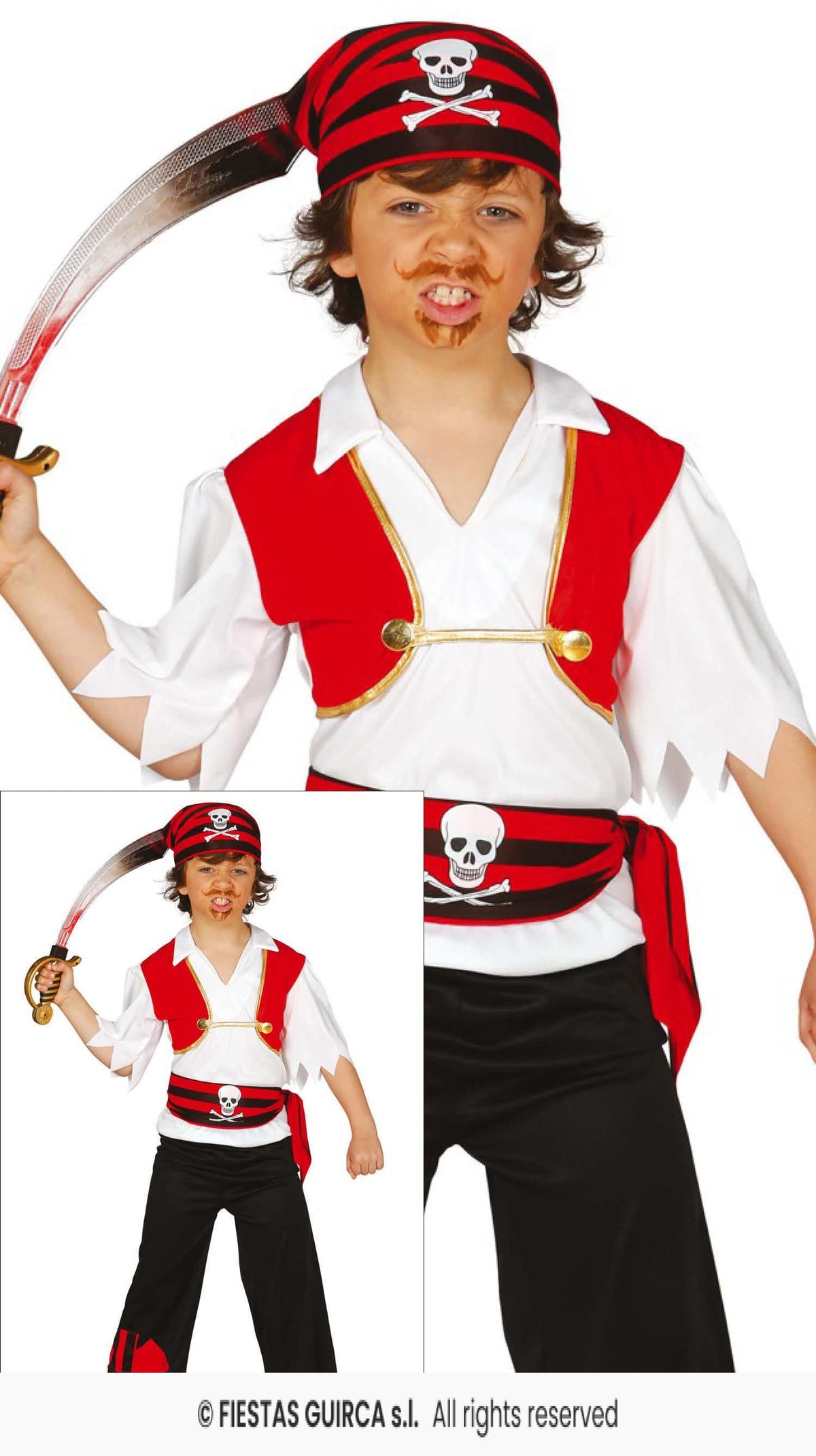 Childs Pirate Costume