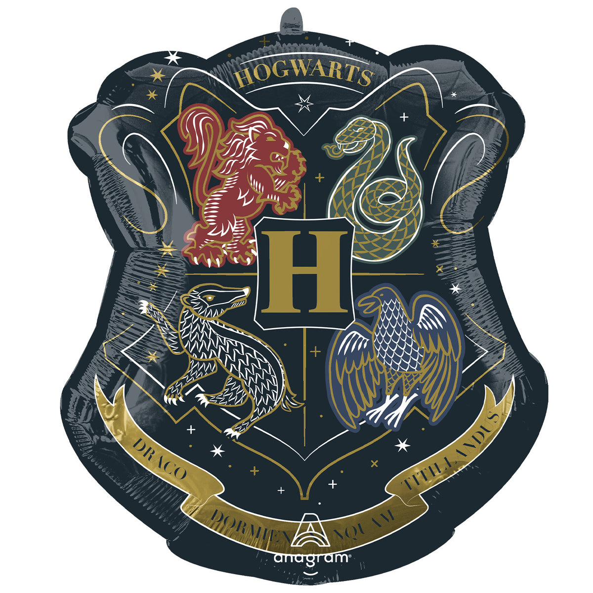 Harry Potter Hogwarts Crest SuperShape Foil Balloon - Each