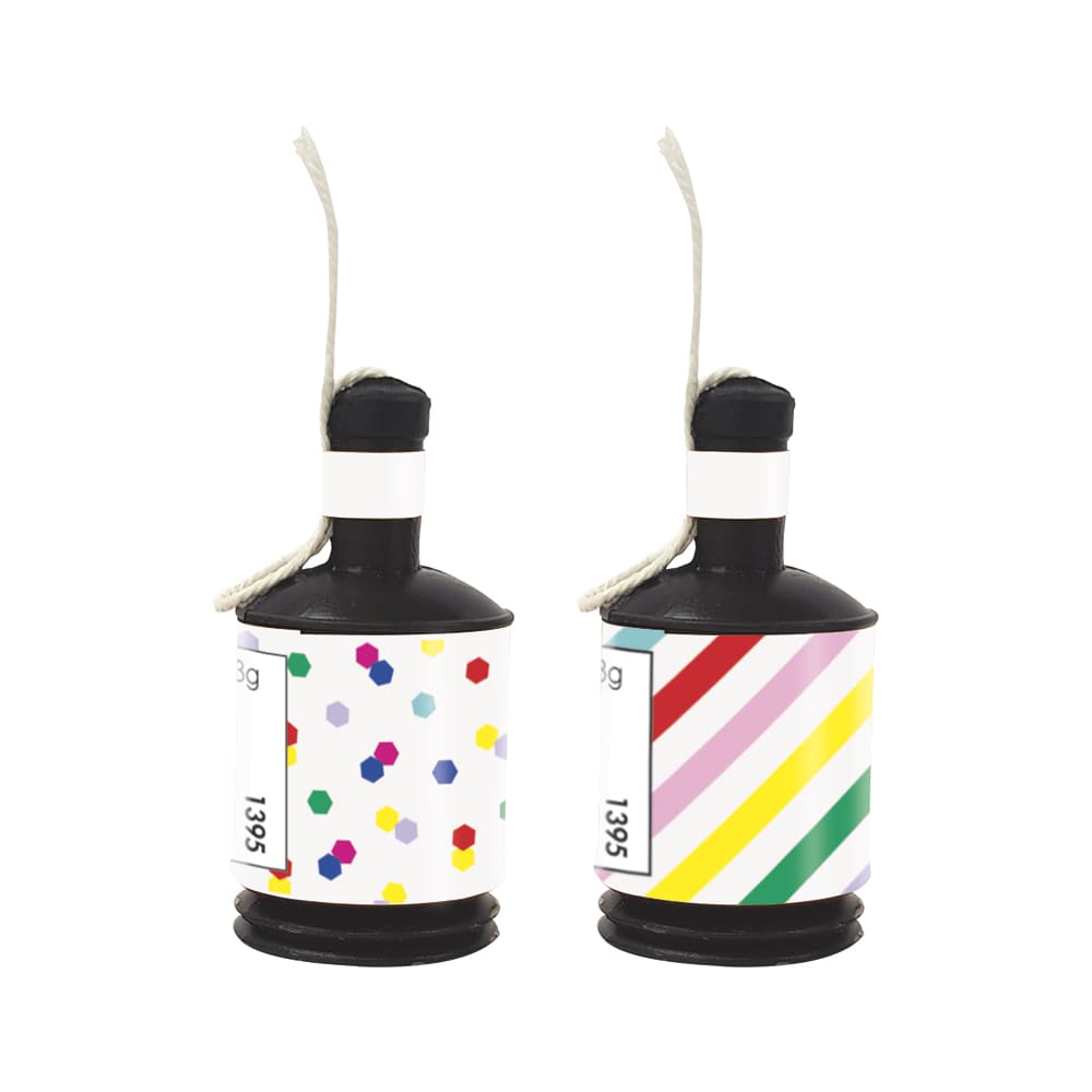 Stripe & Confetti Party Poppers30ct
