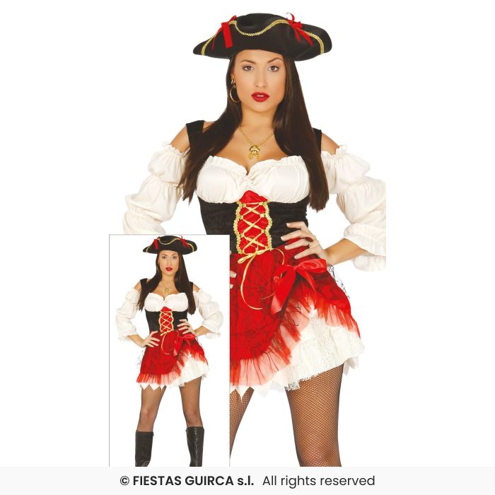 Red Hot Ladies Pirate Costume