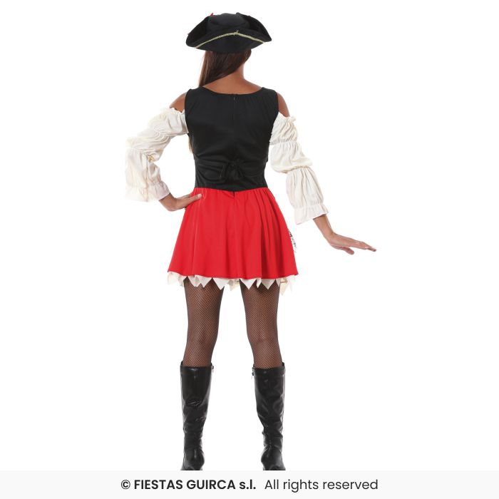 Red Hot Ladies Pirate Costume