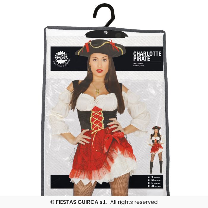 Red Hot Ladies Pirate Costume
