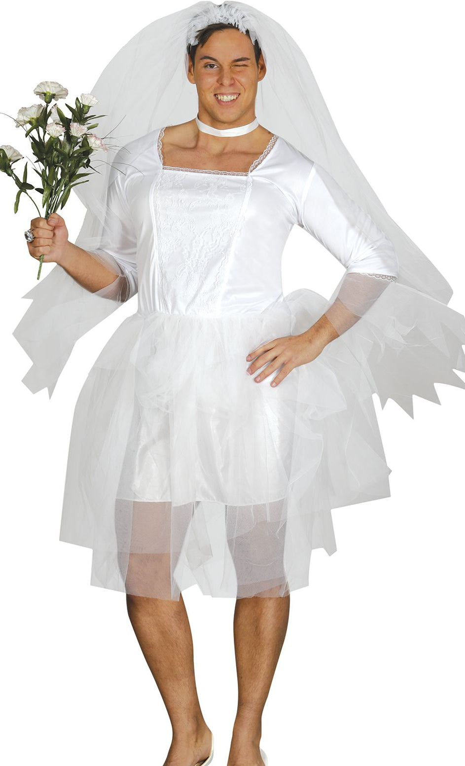 Funny Adult Male Bride Costume
