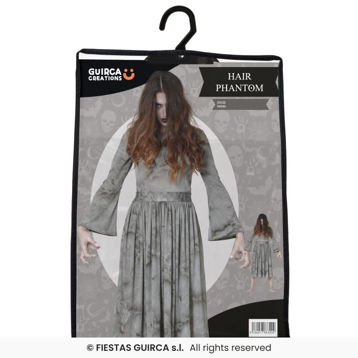 Ladies Grey Hair Phantom Dress