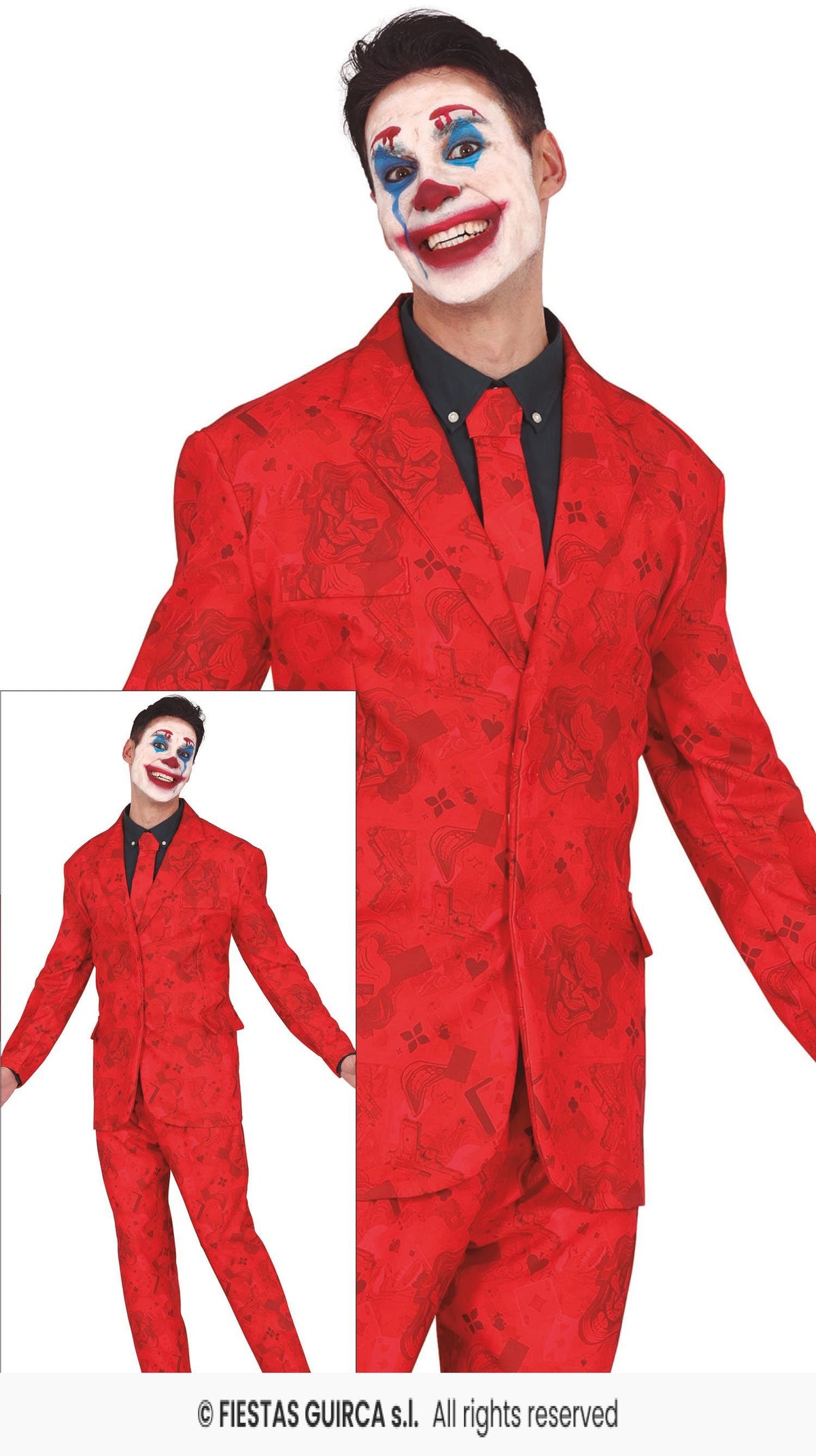 Red Mr. Smile Suit
