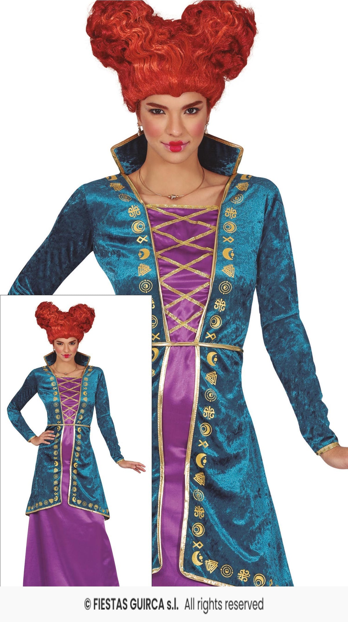 Sister Witch Ladies Purple Dress