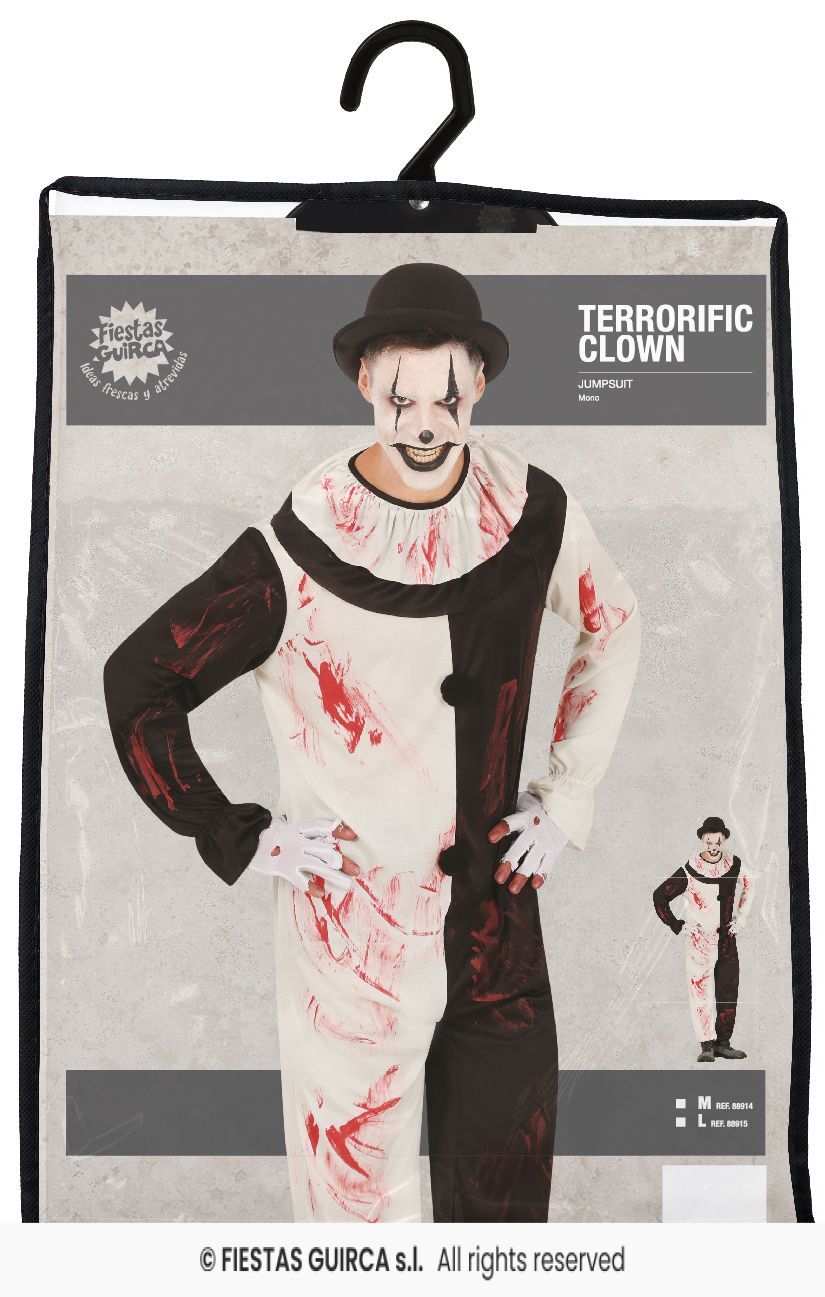 Adults Terrorific Clown Costume