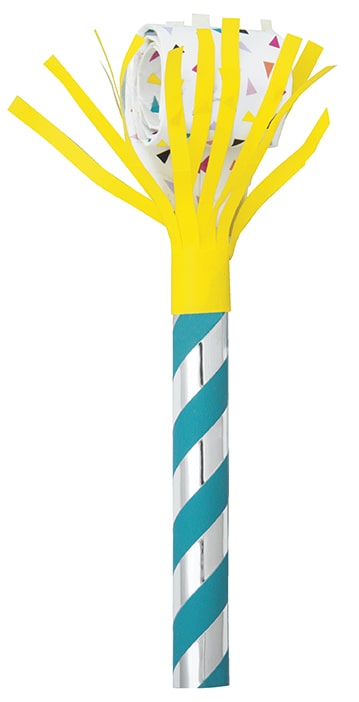 VIBRANT FRINGED PARTY BLOWOUT - 6pk