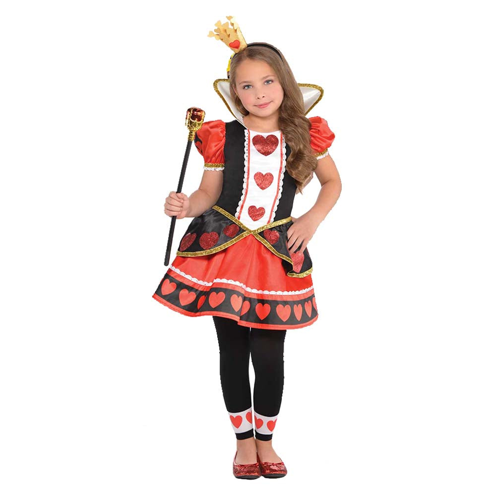 Girl's Queen of Hearts Costume