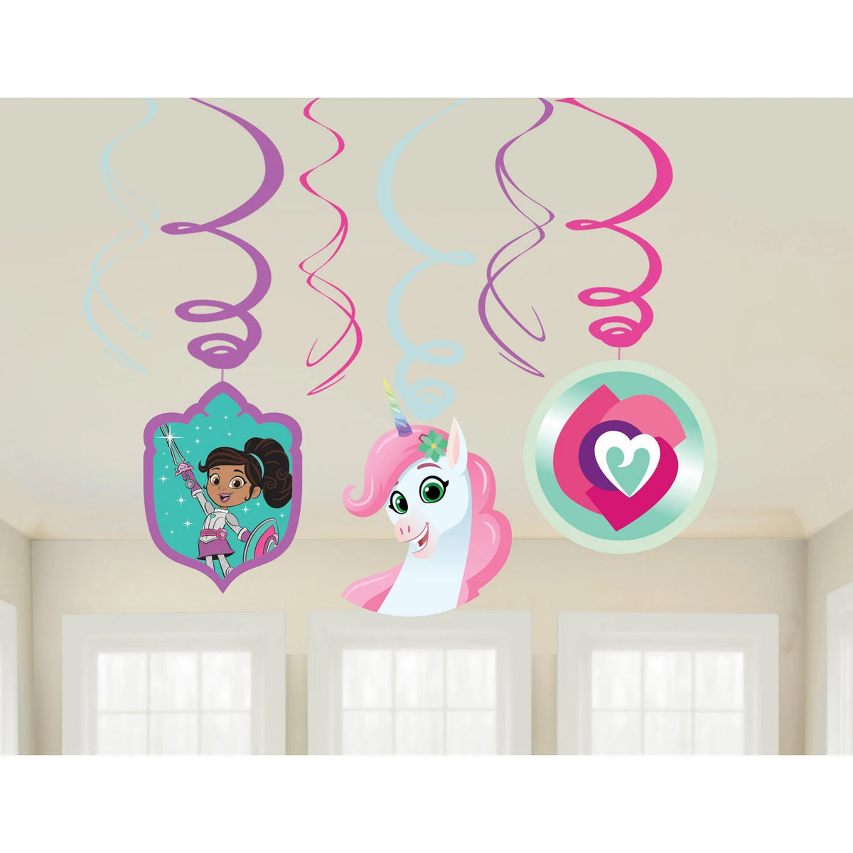 Nella The Princess Night Swirl Decorations - 6pk