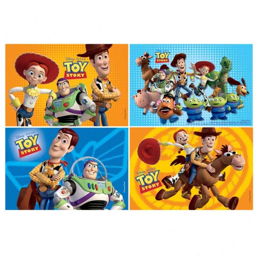 Toy Story 4 Party Favours 4 Jigsaw Puzzles - 4pk