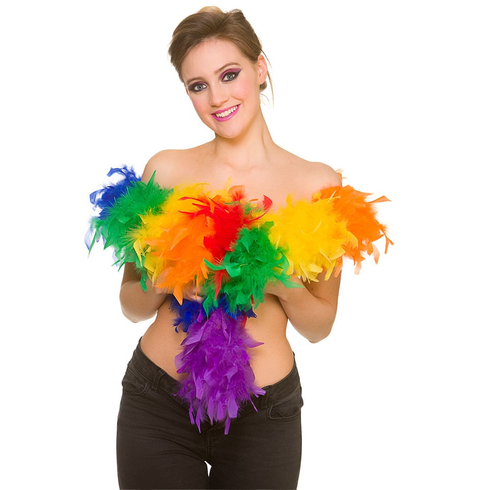 Feather Boa 60g/1.7m - Rainbow