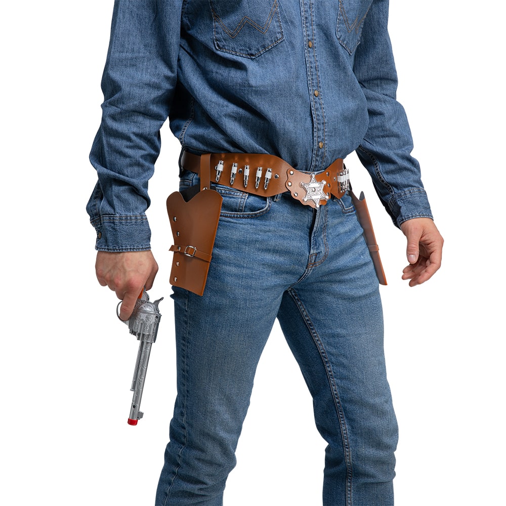 Cowboy Belt w/ 2 Holsters