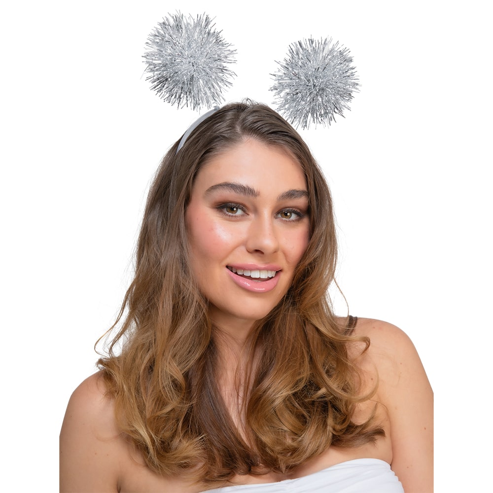 Silver Tinsel Head Boppers