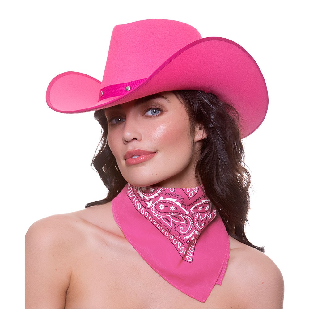 Cowboy Bandana - Hot Pink
