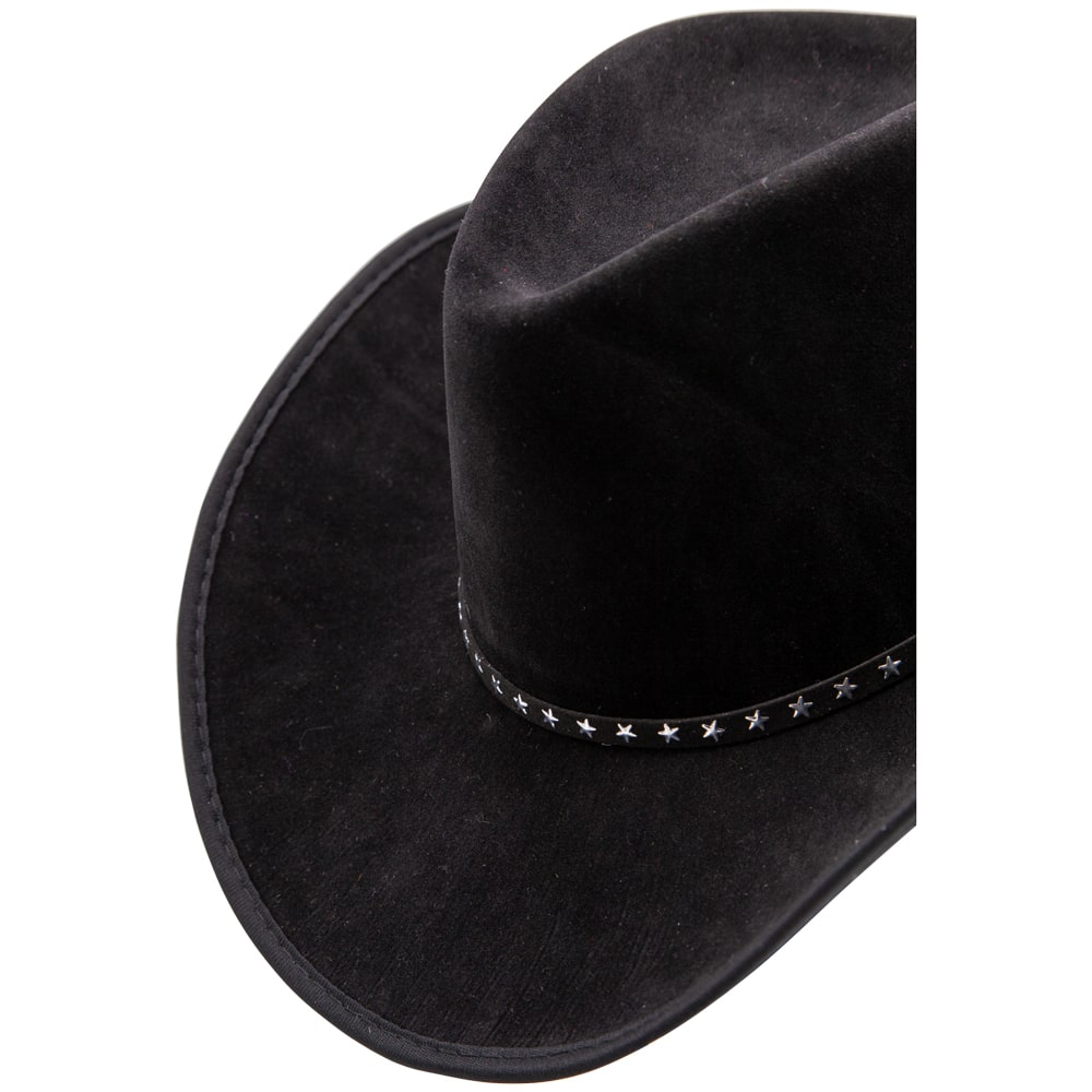 Texan - Black Suede /Stars