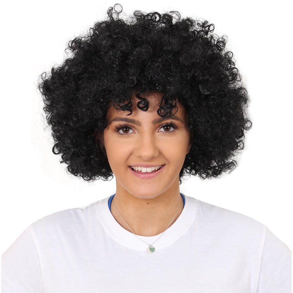 Curly Afro Wig - Black