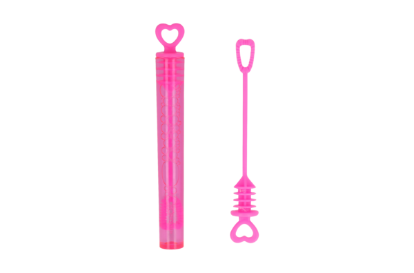 Pink Heart Bubble Tubes - Hen Party Favours - 12pk
