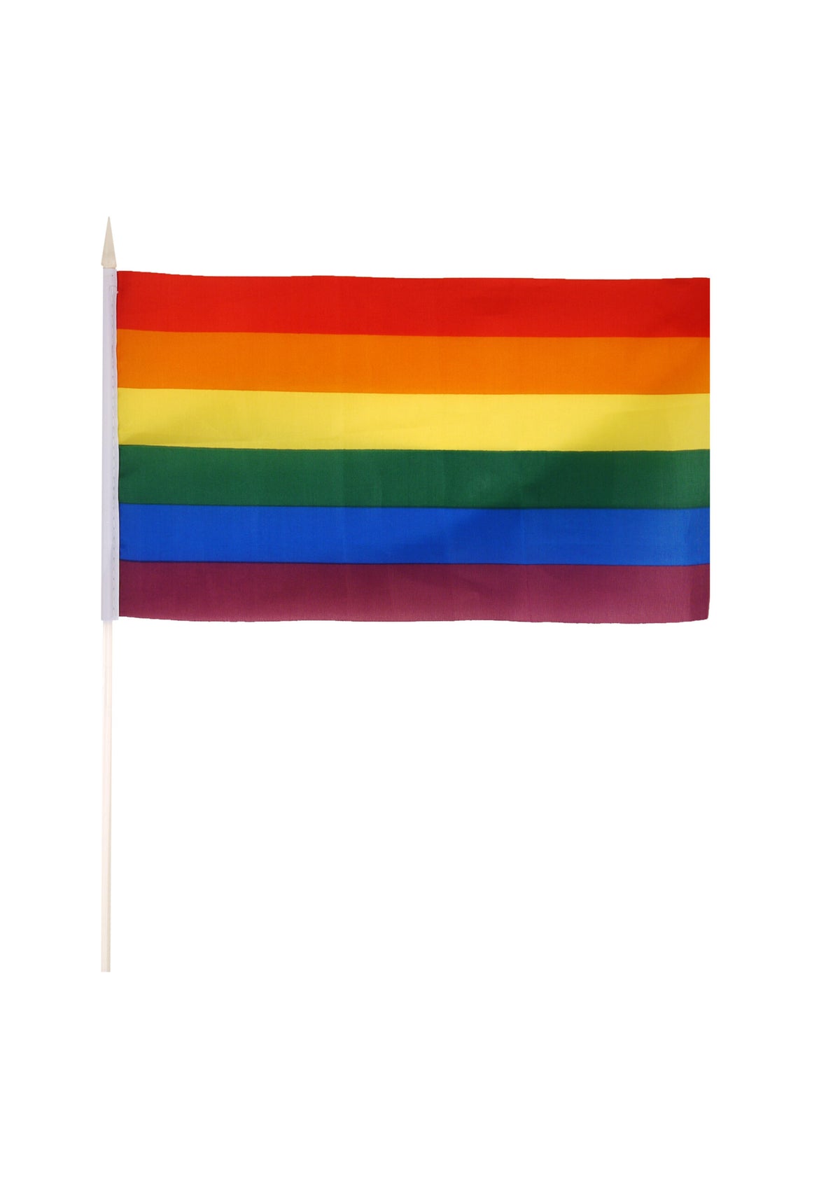Rainbow Gay Pride LGBQT+ Hand Flag - Each
